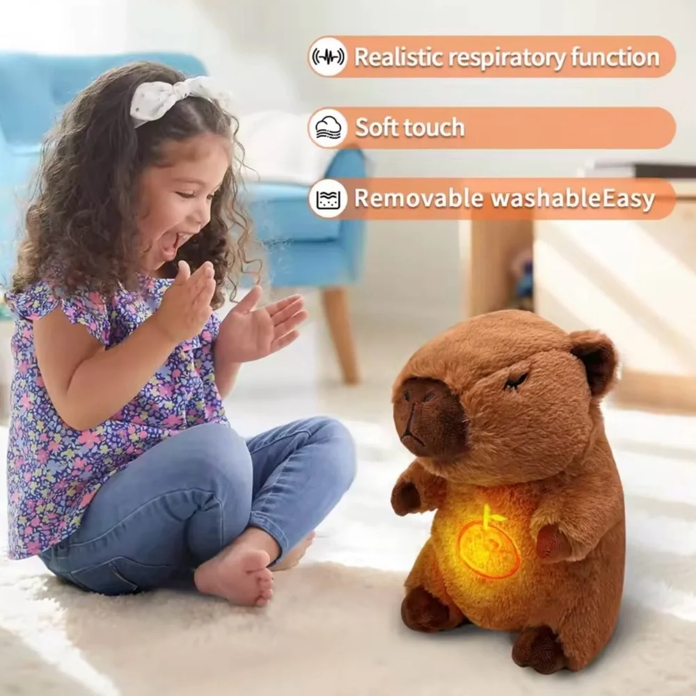 Breathing Stuffed Animal, Calmimg soothing
